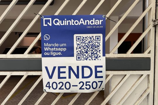 Placa de apartamento à venda com 3 quartos, 85m² em Jardim do Mar, São Bernardo do Campo