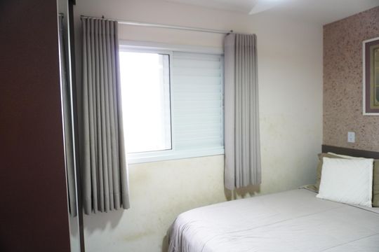 Quarto 2 - Suíte de apartamento à venda com 2 quartos, 58m² em Jardim Sao Domingos, Americana