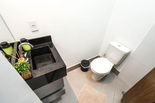 Lavabo de apartamento à venda com 1 quarto, 50m² em Vila Dom Pedro I, São Paulo