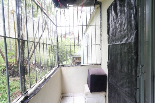Varanda da sala de apartamento à venda com 2 quartos, 51m² em Jardim Regis, São Paulo