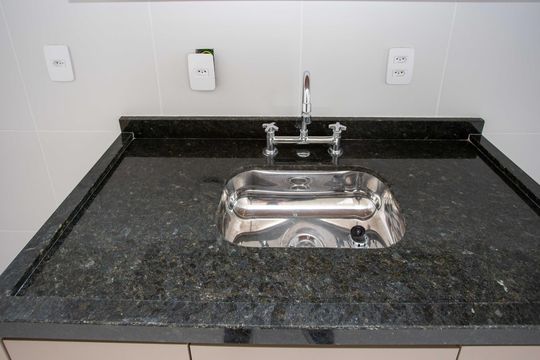 Cozinha de apartamento para alugar com 2 quartos, 56m² em Centro, Diadema