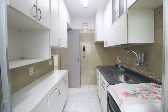 Cozinha de apartamento para alugar com 2 quartos, 51m² em Jardim Ubirajara, São Paulo