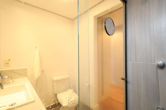 Banheiro da Suíte 3 de apartamento à venda com 3 quartos, 158m² em Vila Leopoldina, São Paulo