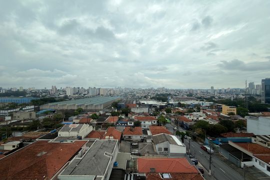 Varanda gourmet Vista  de apartamento para alugar com 1 quarto, 54m² em Jardim Silvestre, São Bernardo do Campo