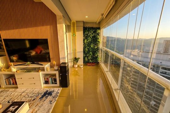 Varanda de apartamento à venda com 1 quarto, 70m² em Melville Empresarial Ii, Barueri