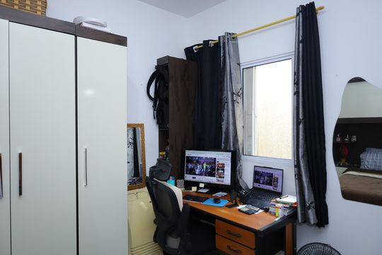 Quarto de apartamento à venda com 1 quarto, 42m² em Parque Guarani, São Paulo