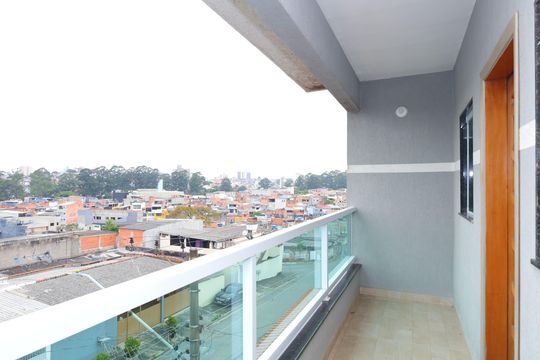 Área comum - Saguão do andar de apartamento à venda com 1 quarto, 42m² em Parque Guarani, São Paulo