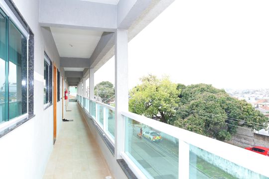 Área comum - Saguão do andar de apartamento à venda com 1 quarto, 42m² em Parque Guarani, São Paulo