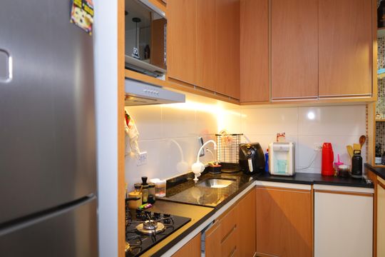 Cozinha de apartamento à venda com 1 quarto, 42m² em Parque Guarani, São Paulo