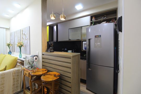Cozinha de apartamento à venda com 2 quartos, 51m² em Jacarepaguá, Rio de Janeiro