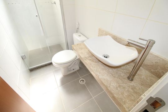 Banheiro de apartamento para alugar com 2 quartos, 48m² em Vila Iracema, São José dos Campos