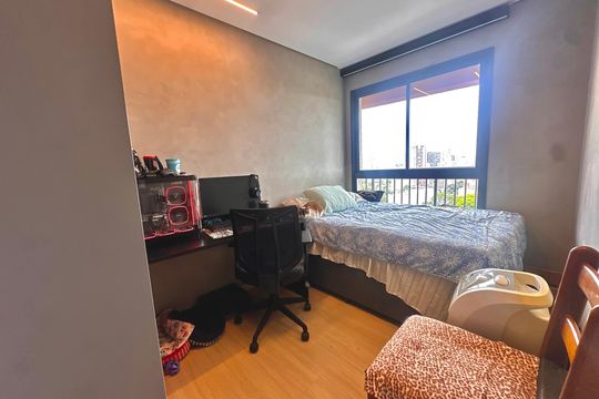 Quarto 2 de apartamento para alugar com 2 quartos, 57m² em Santo Amaro, São Paulo