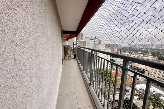 Varanda  de apartamento para alugar com 2 quartos, 57m² em Santo Amaro, São Paulo