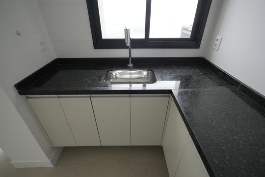 Cozinha de apartamento para alugar com 2 quartos, 79m² em Campestre, Santo André