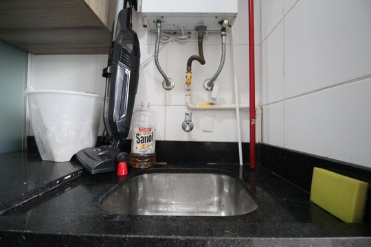 Área de Serviço de apartamento à venda com 3 quartos, 78m² em Chácara Agrindus, Taboão da Serra