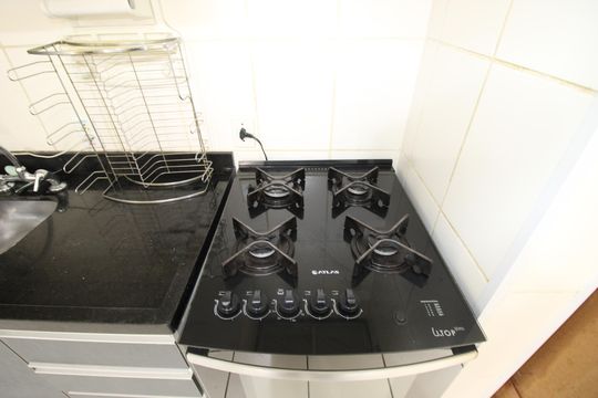 Cozinha de apartamento à venda com 2 quartos, 53m² em Jardim Brasilia, São Paulo