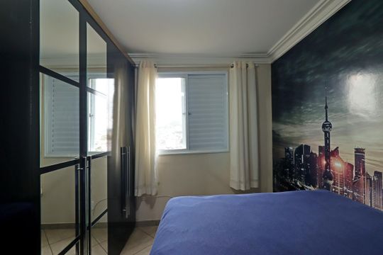 Quarto 1 de apartamento à venda com 2 quartos, 52m² em Parque Erasmo Assunção, Santo André
