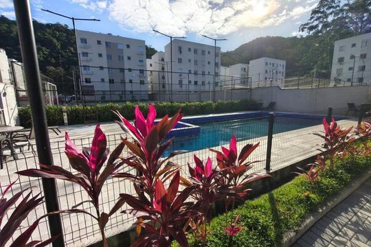 Área externa de apartamento à venda com 2 quartos, 46m² em Vargem Pequena, Rio de Janeiro