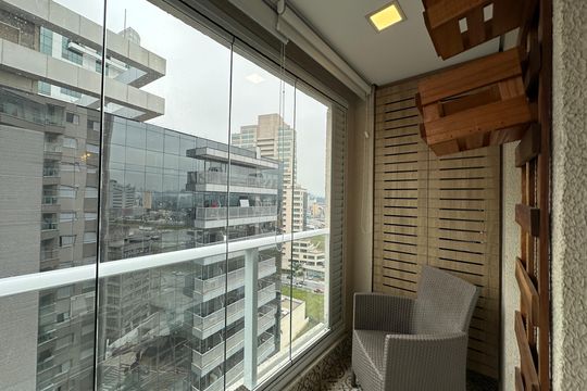 Varanda da Sala de apartamento para alugar com 1 quarto, 66m² em Bethaville I, Barueri