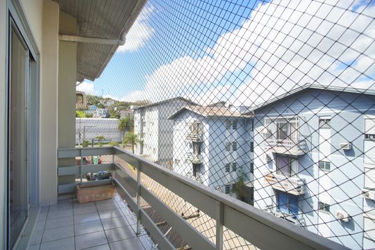 Varanda da Sala de apartamento para alugar com 2 quartos, 68m² em Ouro Branco, Novo Hamburgo