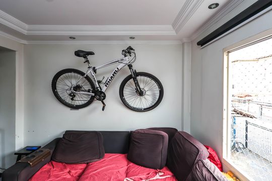 Sala de apartamento à venda com 2 quartos, 45m² em Vila Heliopolis, São Paulo