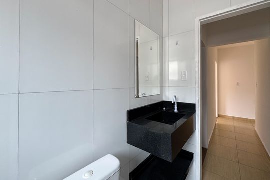 Banheiro Social de casa para alugar com 3 quartos, 219m² em Jardim Nascimento, São Bernardo do Campo