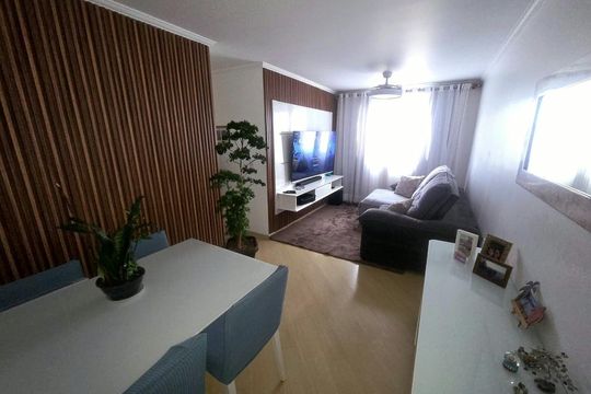 Sala de apartamento à venda com 2 quartos, 52m² em Vila Campestre, São Paulo