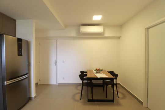 SALA de apartamento para alugar com 1 quarto, 44m² em Bonfim Paulista, Ribeirão Preto