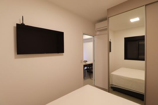 SUITE de apartamento para alugar com 1 quarto, 44m² em Bonfim Paulista, Ribeirão Preto