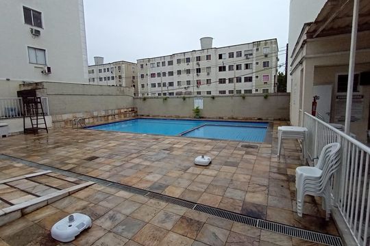 Área externa de apartamento à venda com 2 quartos, 50m² em Campo Grande, Rio de Janeiro