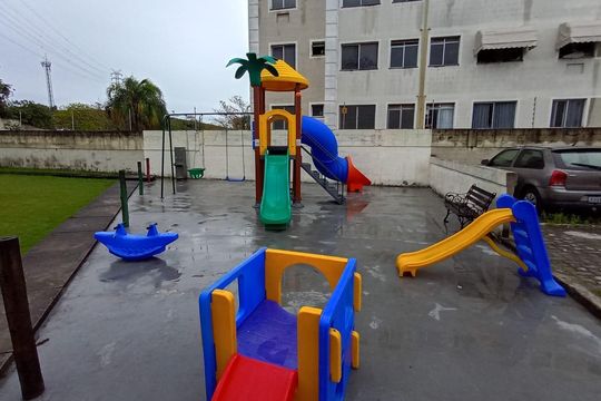 Área externa de apartamento à venda com 2 quartos, 50m² em Campo Grande, Rio de Janeiro