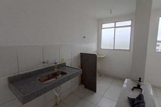 Cozinha de apartamento à venda com 2 quartos, 50m² em Campo Grande, Rio de Janeiro