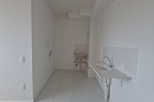 Cozinha de apartamento para alugar com 2 quartos, 35m² em Vila Pereira Cerca, São Paulo