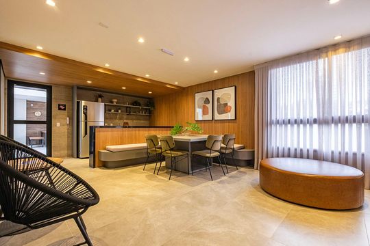 Salão de Festas de kitnet/studio à venda com 1 quarto, 29m² em Pinheiros, São Paulo