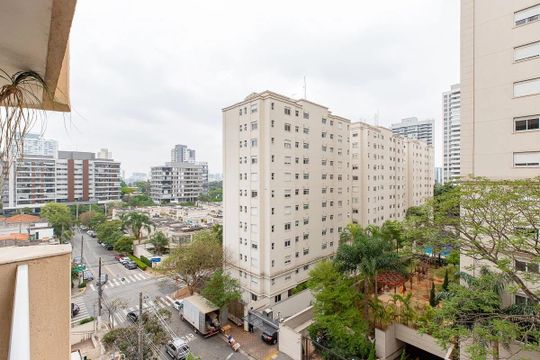 Vista de apartamento à venda com 2 quartos, 92m² em Campo Belo, São Paulo