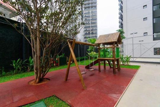 Área comum - Playground de apartamento para alugar com 1 quarto, 26m² em Planalto Paulista, São Paulo