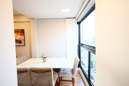 Sala de apartamento à venda com 3 quartos, 84m² em Vila Osasco, Osasco