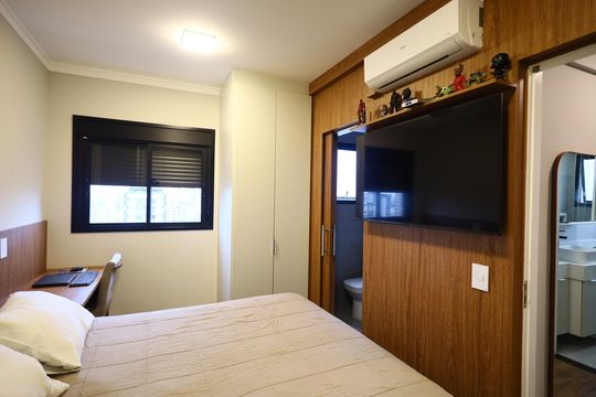 Suíte 1 de apartamento à venda com 3 quartos, 84m² em Vila Osasco, Osasco