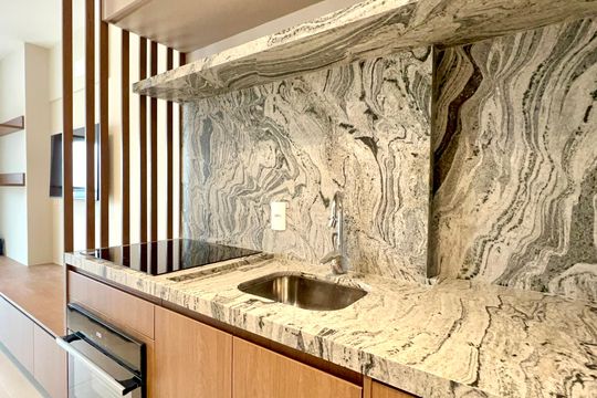 Cozinha de kitnet/studio para alugar com 1 quarto, 39m² em Pompeia, São Paulo