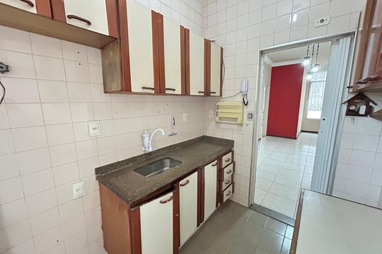 Cozinha de apartamento à venda com 2 quartos, 63m² em Todos Os Santos, Rio de Janeiro