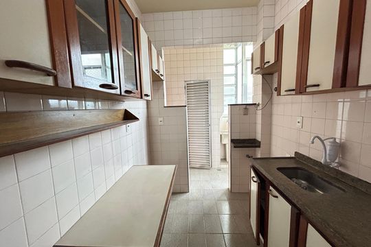 Cozinha de apartamento à venda com 2 quartos, 63m² em Todos Os Santos, Rio de Janeiro
