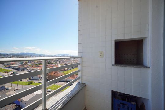 Varanda da Sala  de apartamento para alugar com 1 quarto, 47m² em Jardim Cidade de Florianopolis, São José