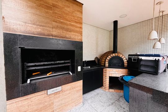 Área comum - Churrasqueira de apartamento à venda com 2 quartos, 70m² em Melville Empresarial Ii, Barueri