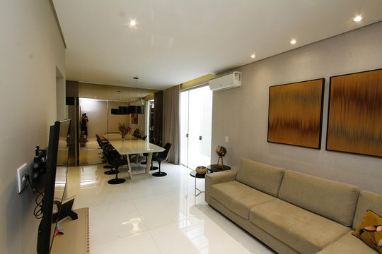Sala de apartamento à venda com 4 quartos, 179m² em Alto Barroca, Belo Horizonte