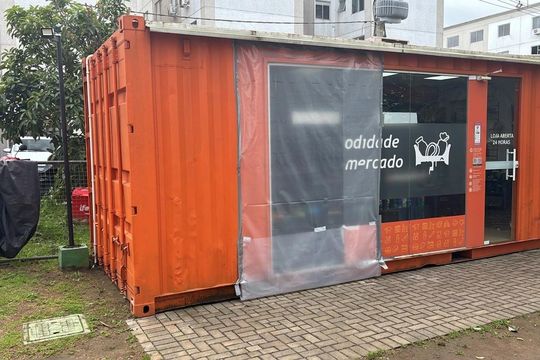 Área externa de apartamento para alugar com 2 quartos, 42m² em Estância Velha, Canoas