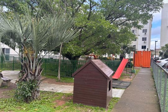 Área externa de apartamento para alugar com 2 quartos, 42m² em Estância Velha, Canoas