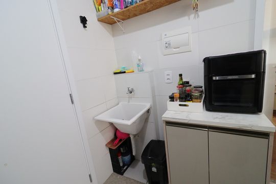 Área de Serviço de apartamento à venda com 1 quarto, 29m² em Socorro, São Paulo