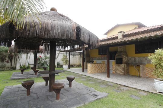 Área comum - Churrasqueira de casa de condomínio para alugar com 2 quartos, 80m² em Braga, Cabo Frio