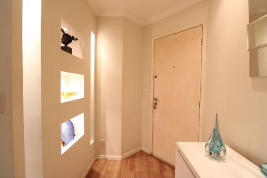 Sala - Entrada de apartamento à venda com 2 quartos, 65m² em Barra Olímpica, Rio de Janeiro
