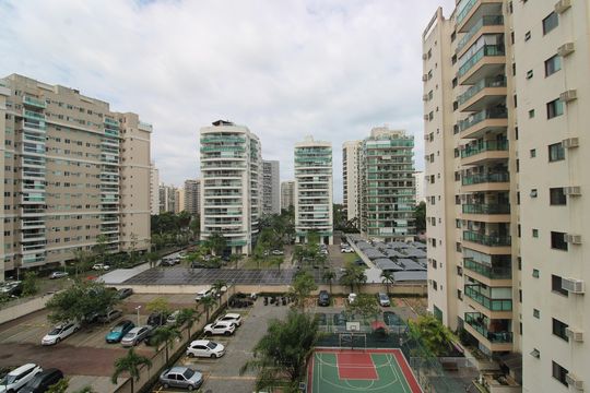 Sala - Varanda de apartamento à venda com 2 quartos, 65m² em Barra Olímpica, Rio de Janeiro